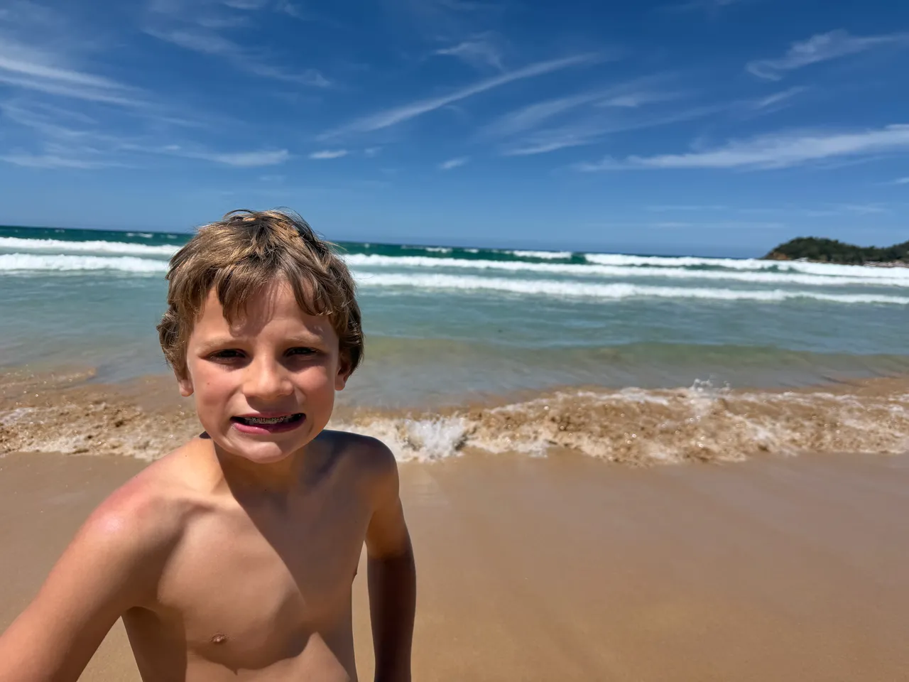 Micah At the Beach